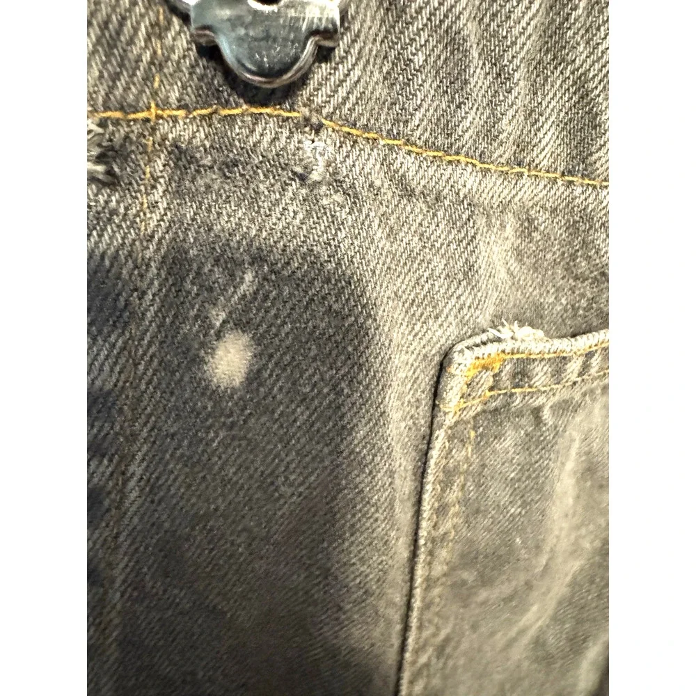Free People Washed Olive Overalls Jumpsuit